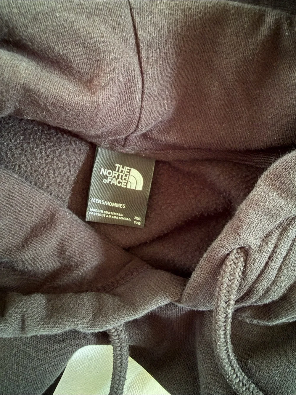 The North Face Black Hoodie with Logo. Men’s XXL